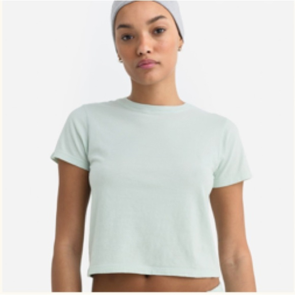 MATE the Label organic Cotton Shrunken Tee Seafoam